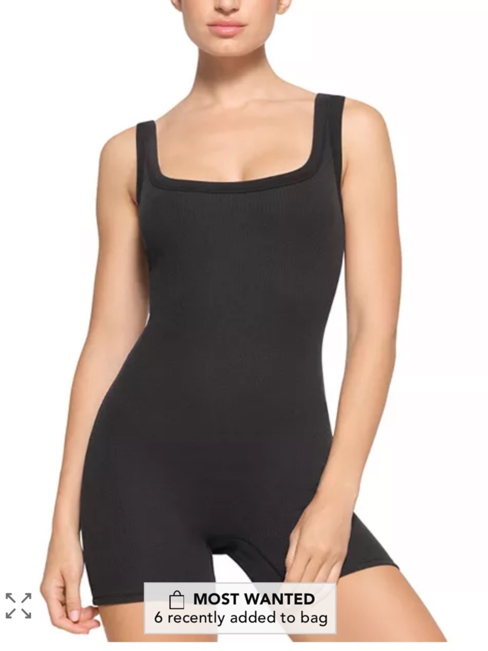 SKIMS Cotton Rib Onesie Bodysuit
